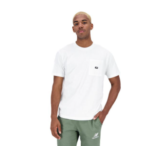 Camiseta manga corta New Balance Essentials Reimagined Blanco (8 unidades)