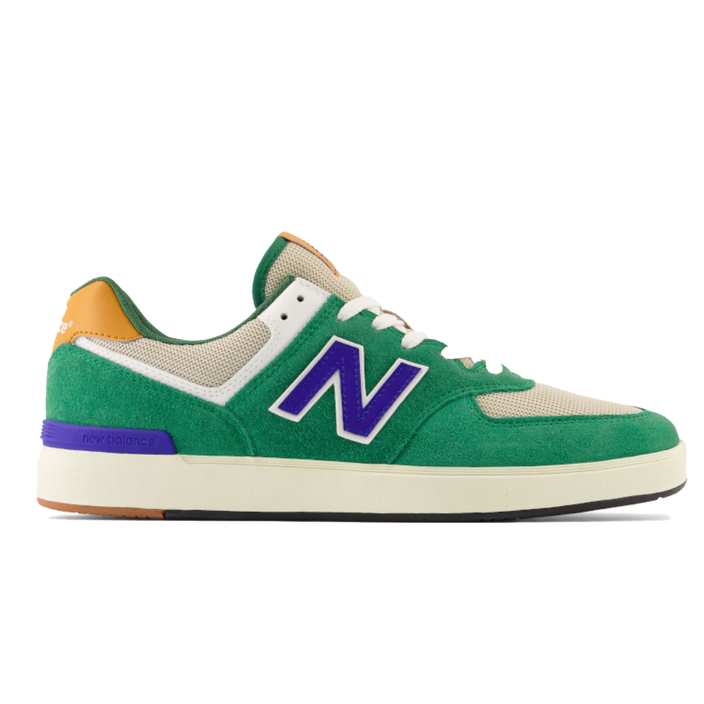 [CT574FBT-D-10.5] Zapato Lifestyle New Balance 574 (NARANJA Y VERDE Y AZUL, 10.5)
