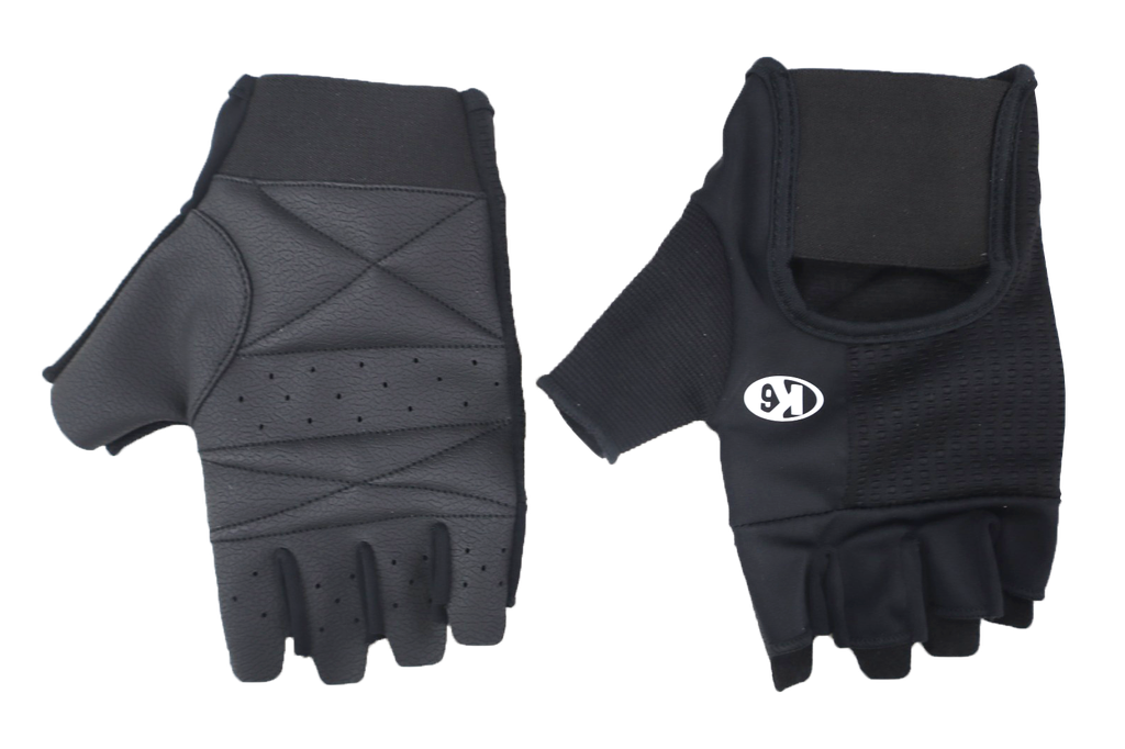 [65129-L] Guante para training k6 fitwave (NEGRO/BLANCO, L)