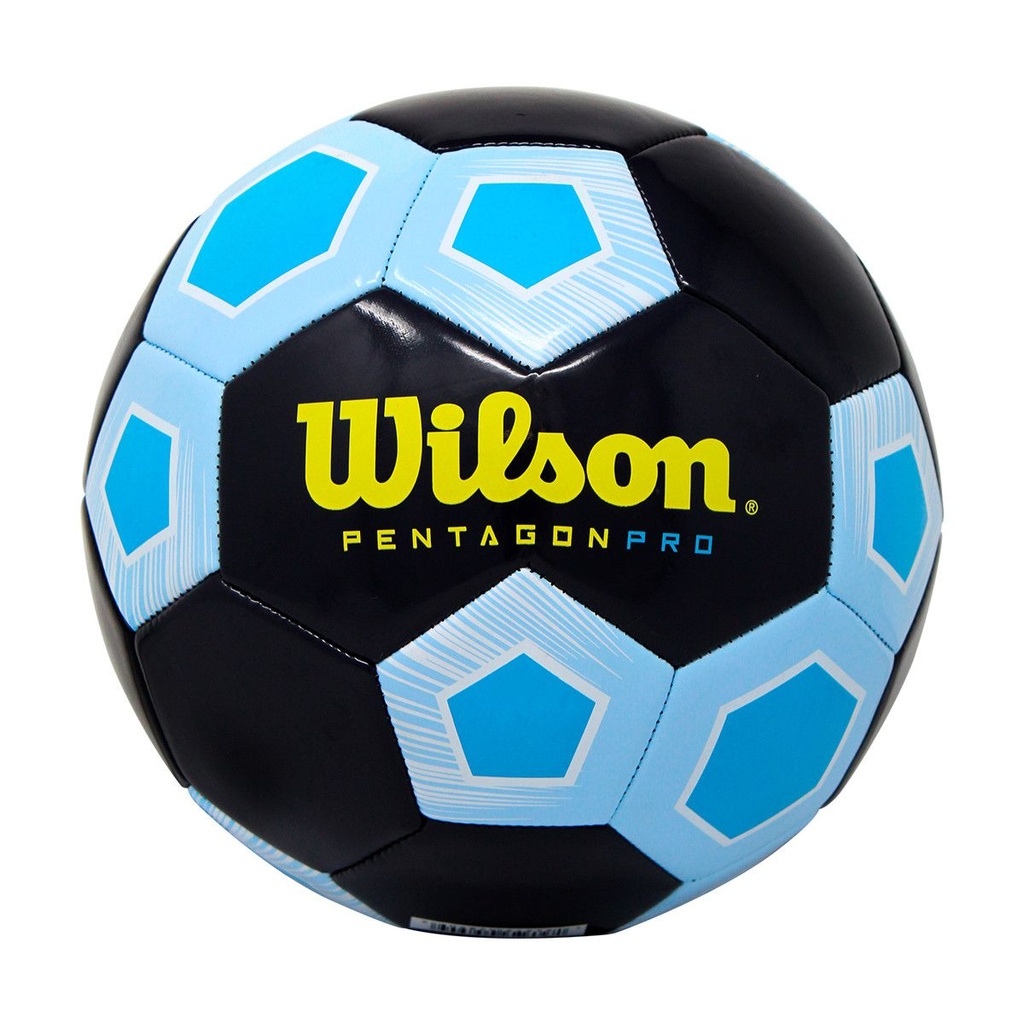 [WTE6508XB05] Balón de Fútbol Wilson Pentagon Pro (NO.5) (NEGRO/AZUL)