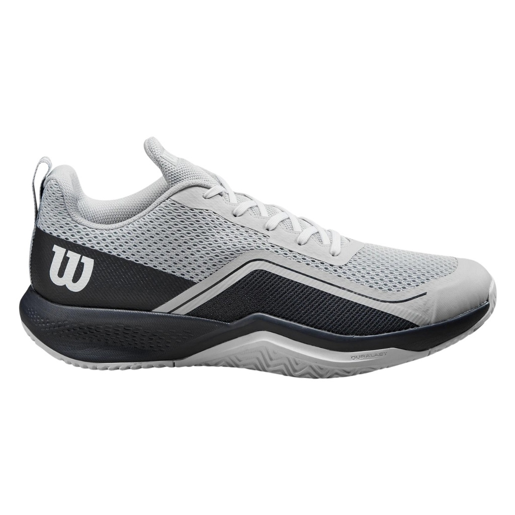 [WRS333190U075] Zapato de Tenis Wilson Rush Pro Lite  (GRIS/NEGRO, 7.5)