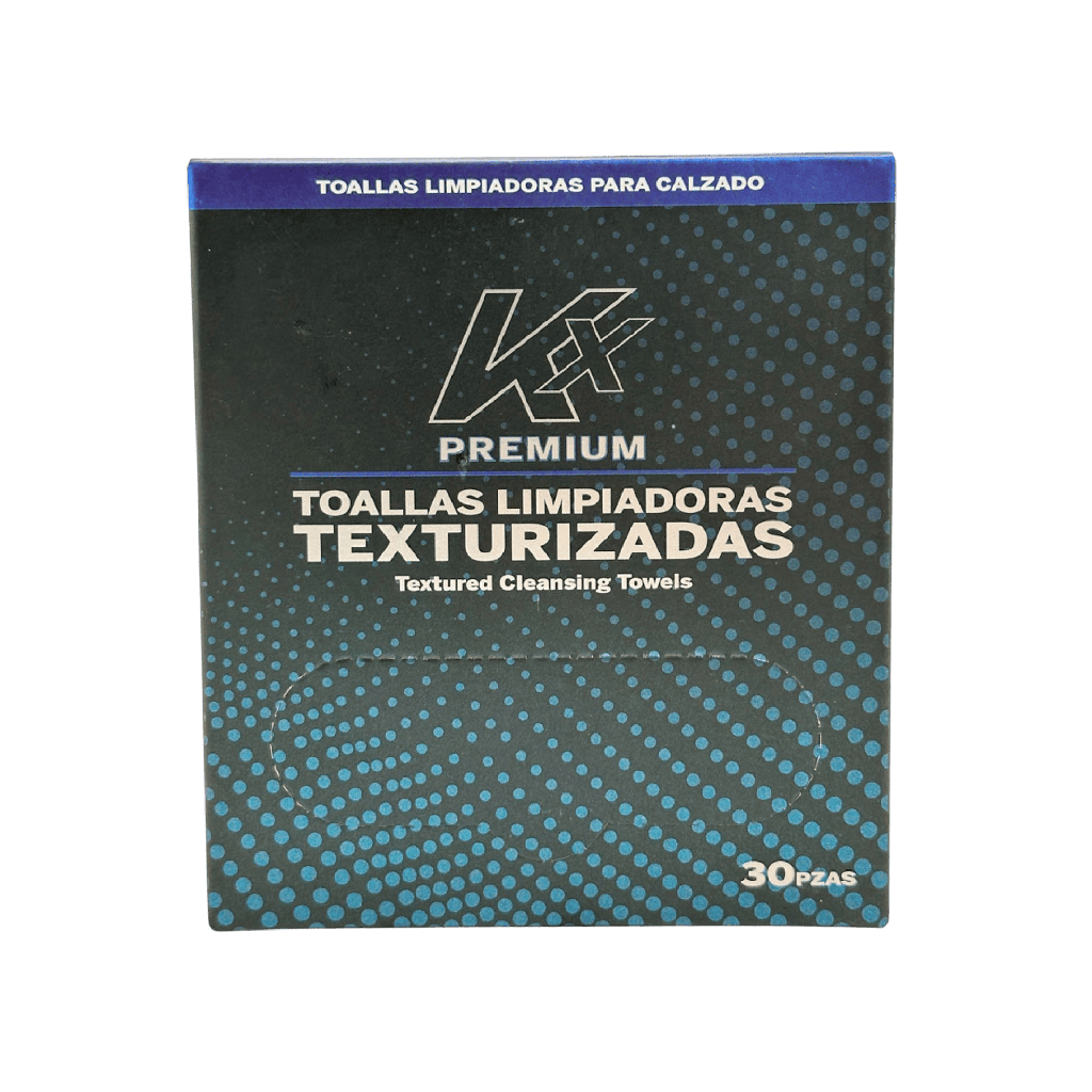 Toallas Limpiadoras para Calzado KX Premiun Caja Display x30 unidades