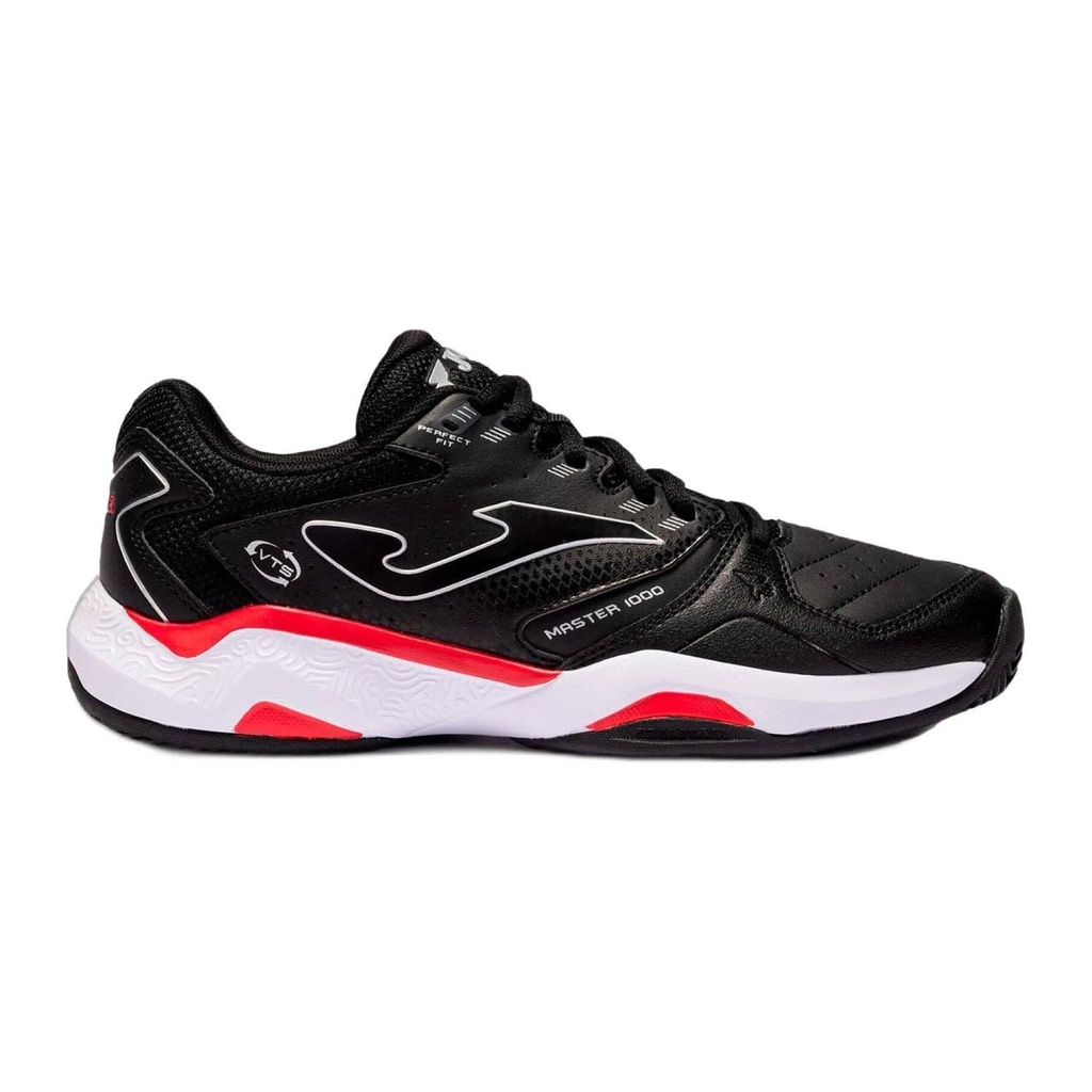 [TM100S2401C-40] Tenis para Pádel Joma Master 1000 Men 2401  (NEGRO/ROJO, 40)