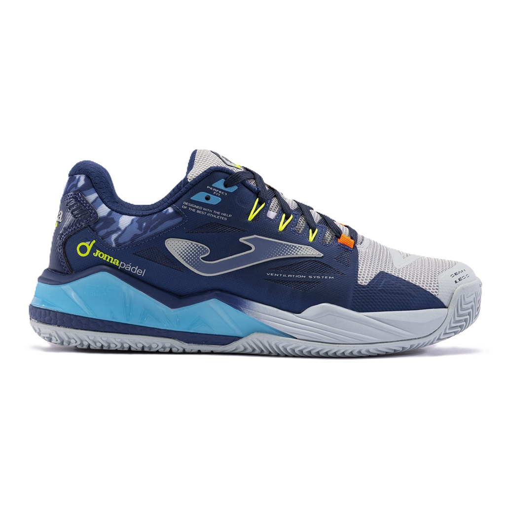 [TSPINW2405OM-41] Tenis Para Pádel Joma Zapato De Hombre Spin
 (AZUL PETRÓLEO, 41)