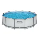 Set de Piscina Redonda Armable Bestway Steel Pro MAX 3.66m x 1.00m con Bomba de filtración (110-120 V)