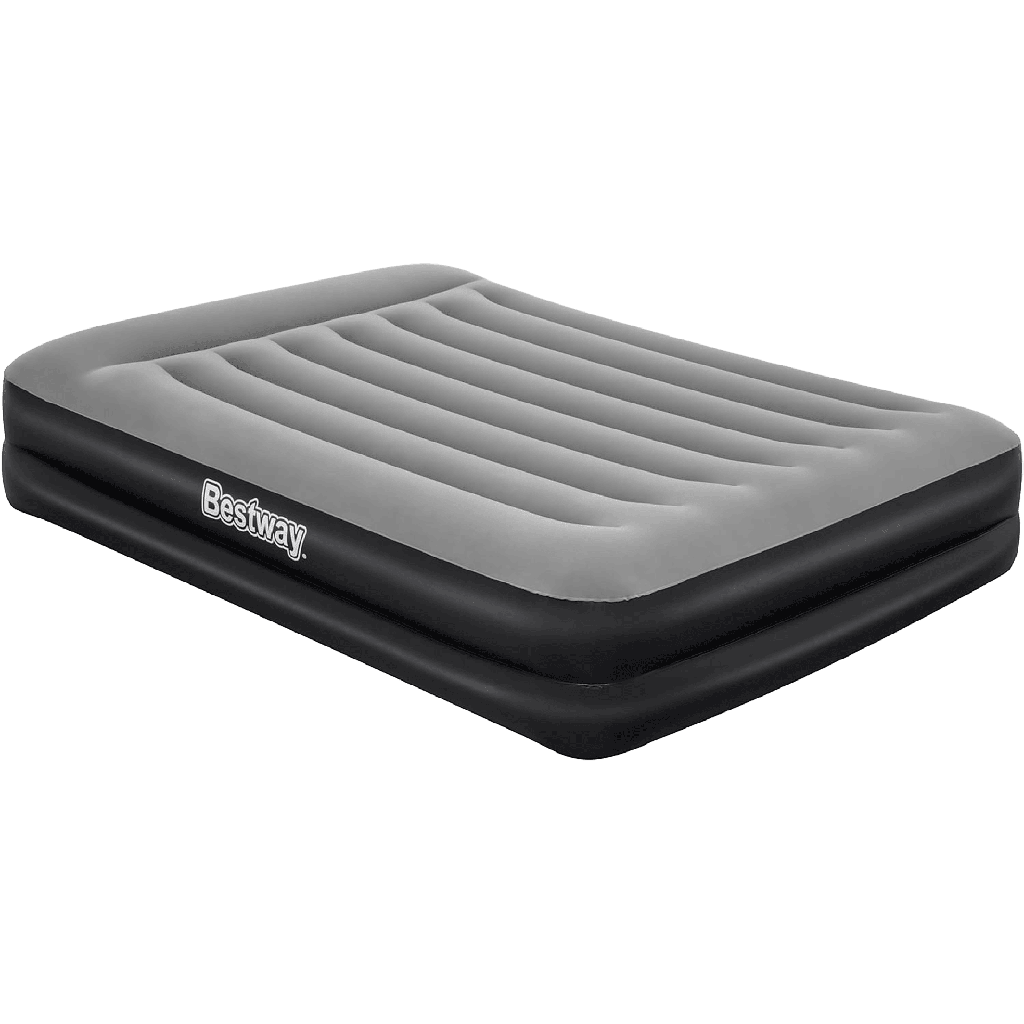 Colchón Inflable Queen con Bomba De Aire Integrada Bestway Tritech 2.03m x 1.52m x 46cm