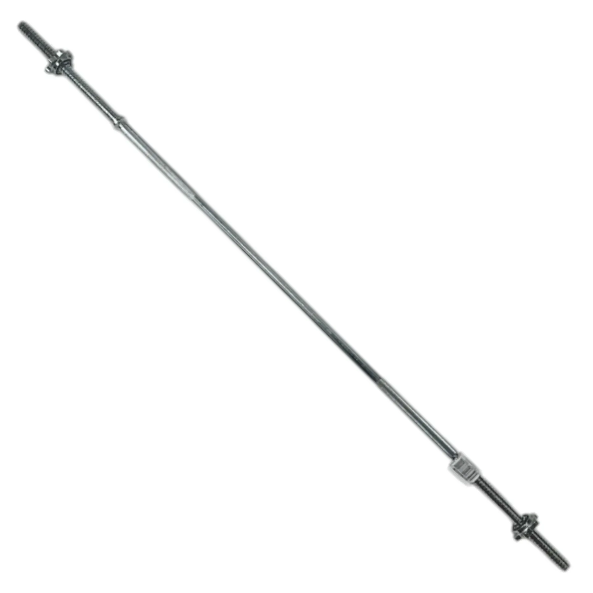 Barra Cromada Estándar para Pesas K6 Recta C/Rosca de 150 cm