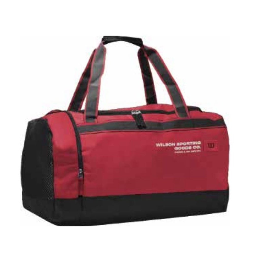 [65.GB001R] Bolso de Viaje Wilson Derbent (ROJO/NEGRO)
