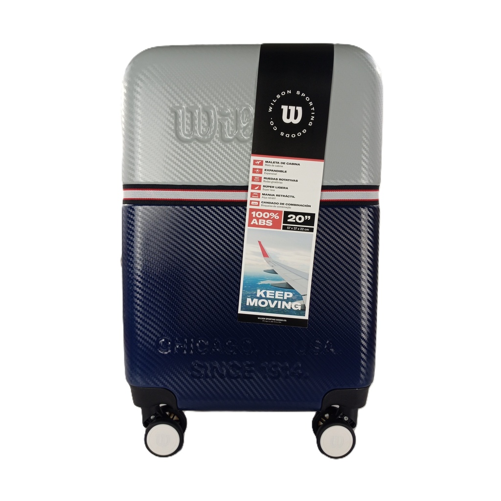 [65.1747A.2] Maleta de Viaje Wilson Aleppo 20" (AZUL MARINO)