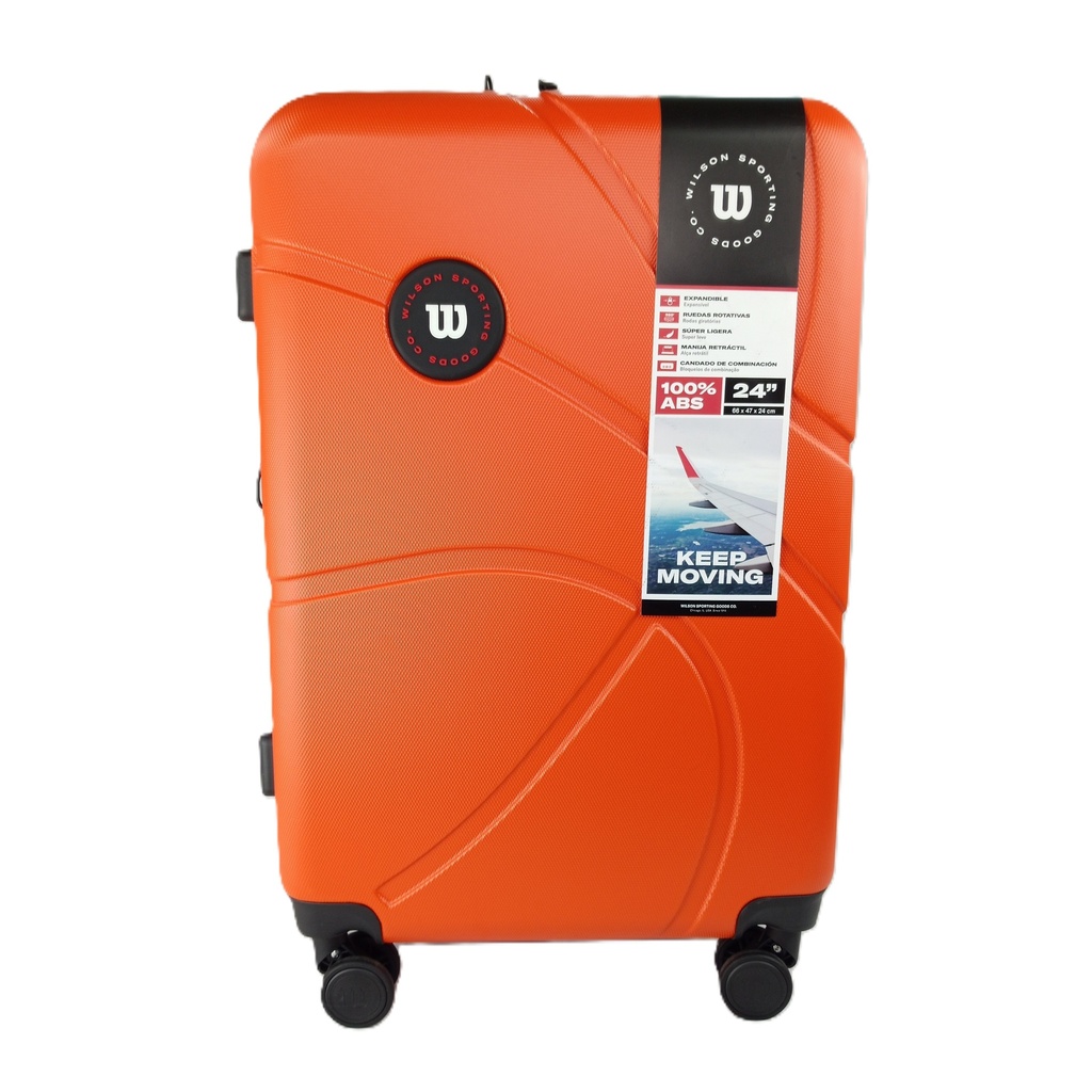 [65.1750H.3] Maleta de Viaje Wilson Oviedo 24" (NARANJA)