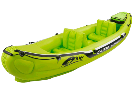 Set Kayak Inflable Ecology Pathfinder I Reforzado 2 Personas