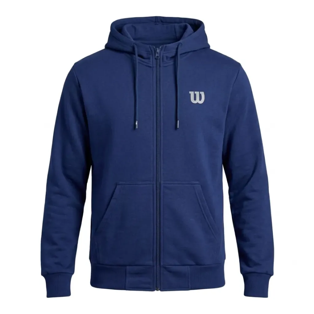 [19126] Chaqueta Con Felpa Wilson 19119  (L, AZUL MARINO)