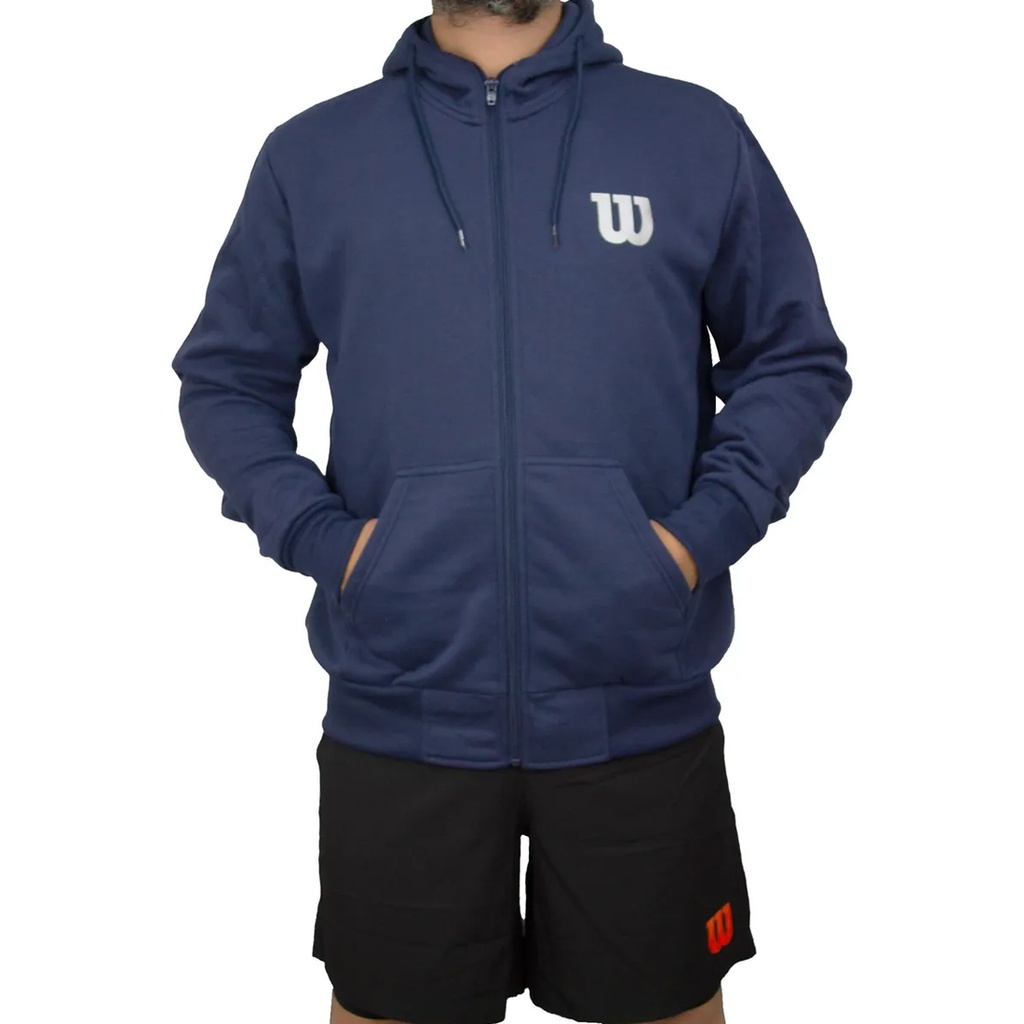 [19126-L] Chaqueta Con Felpa Wilson 19119  (L, AZUL MARINO)