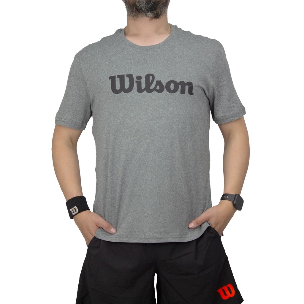 [19073] Camiseta Manga Corta Wilson 19060  (L, AZUL MARINO)