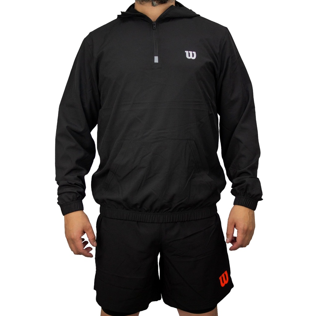 [98288] Buzo Con Capota Wilson Flex Caballero 98281  (AZUL MARINO, L)