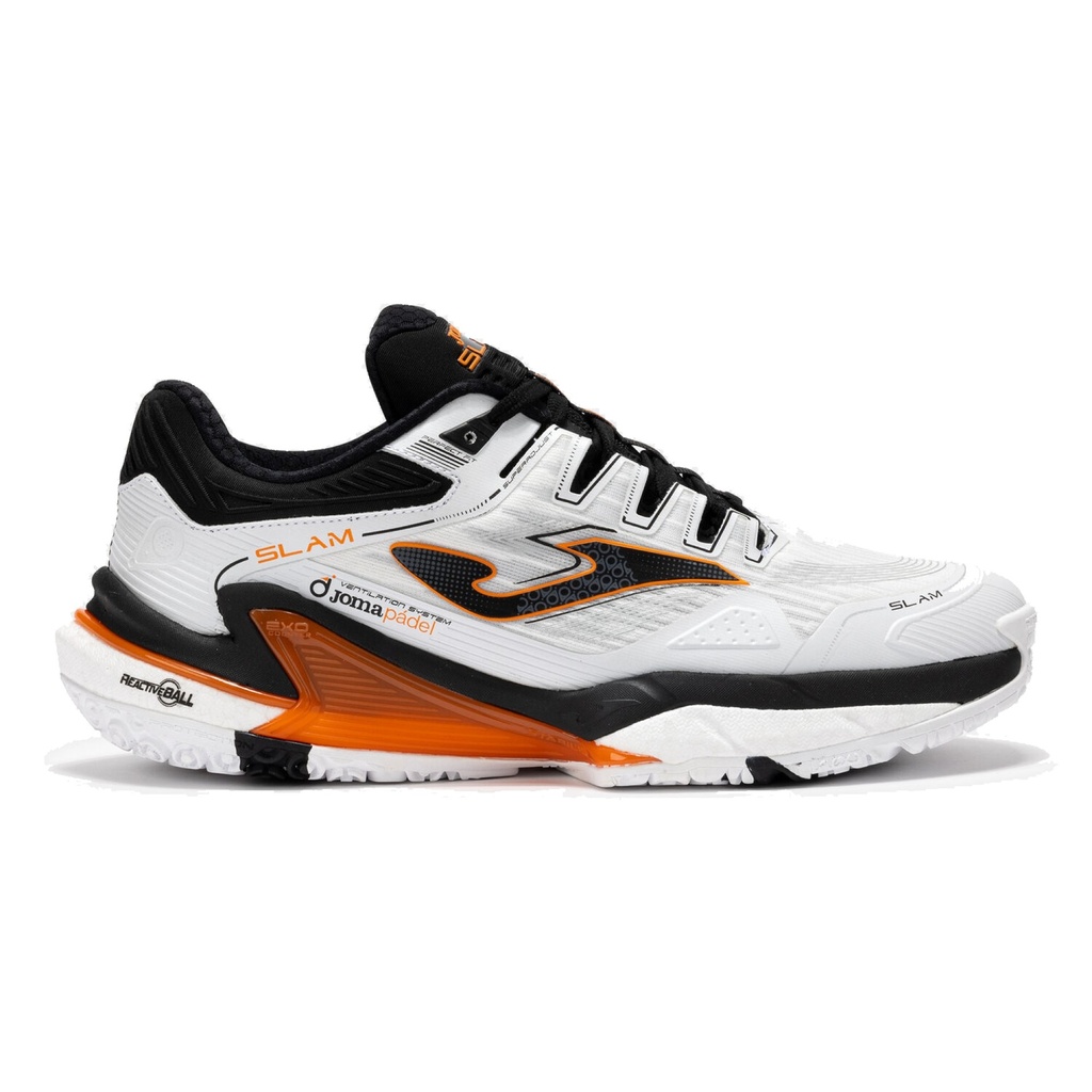 [TSLAMS2542OM-40] Zapato de Tenis Joma Slam (BLANCO/NEGRO, 40)