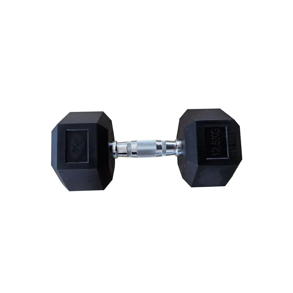 [66848] Mancuerna Pesa K6 Hexagonal Encauchetada 12.5kg 