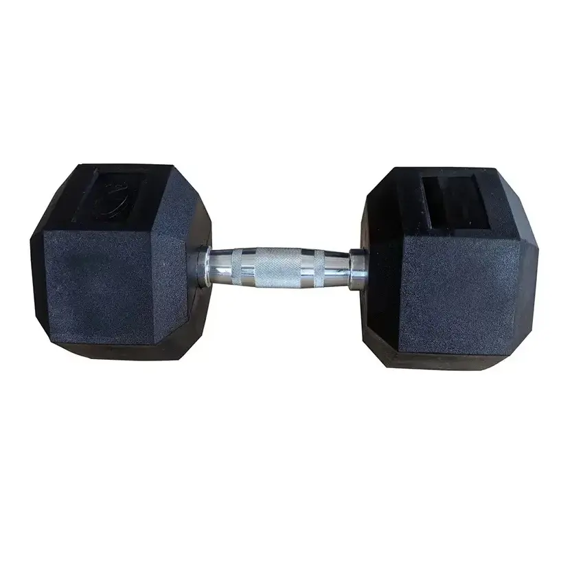 Mancuerna pesa K6 hexagonal encauchetada K6 15 kg
