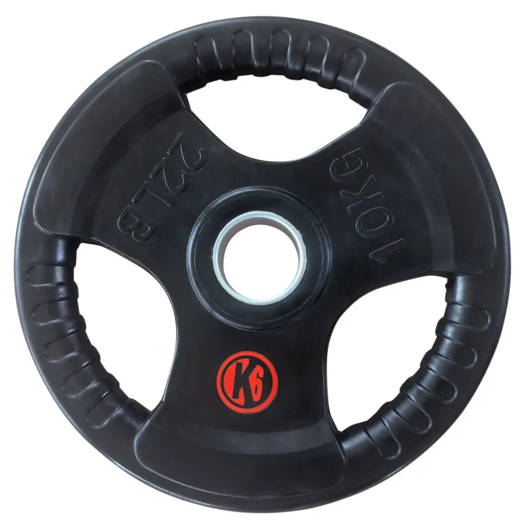 Disco 2" K6 multiagarre encauchetada 10 kg