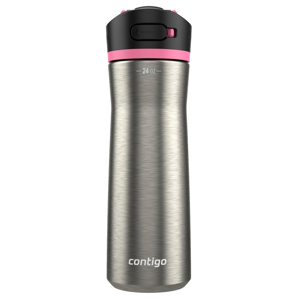 [2198552] Botella térmica Contigo Ashland Chill 2.0 SS AutoSpout 24Oz/710ml  (GRIS/ROSADO)