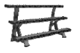 Soporte para mancuernas de 3 niveles K6 Professional Force Pro