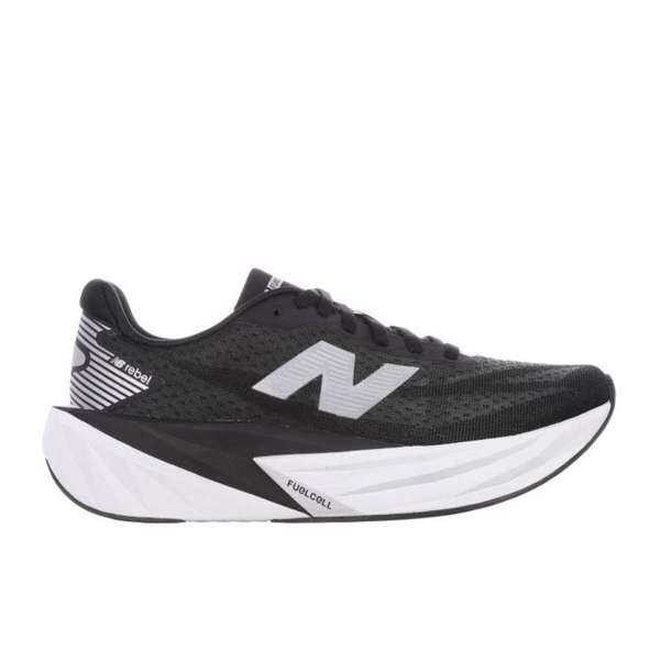 [WFCXLK5-B-10.5] Zapato Running Mujer New Balance Rebel v5 (NEGRO/BLANCO, 10.5)