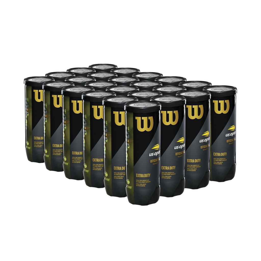 Combo Pelotas de Tenis Wilson Us Open Extra Duty 3P X 24T