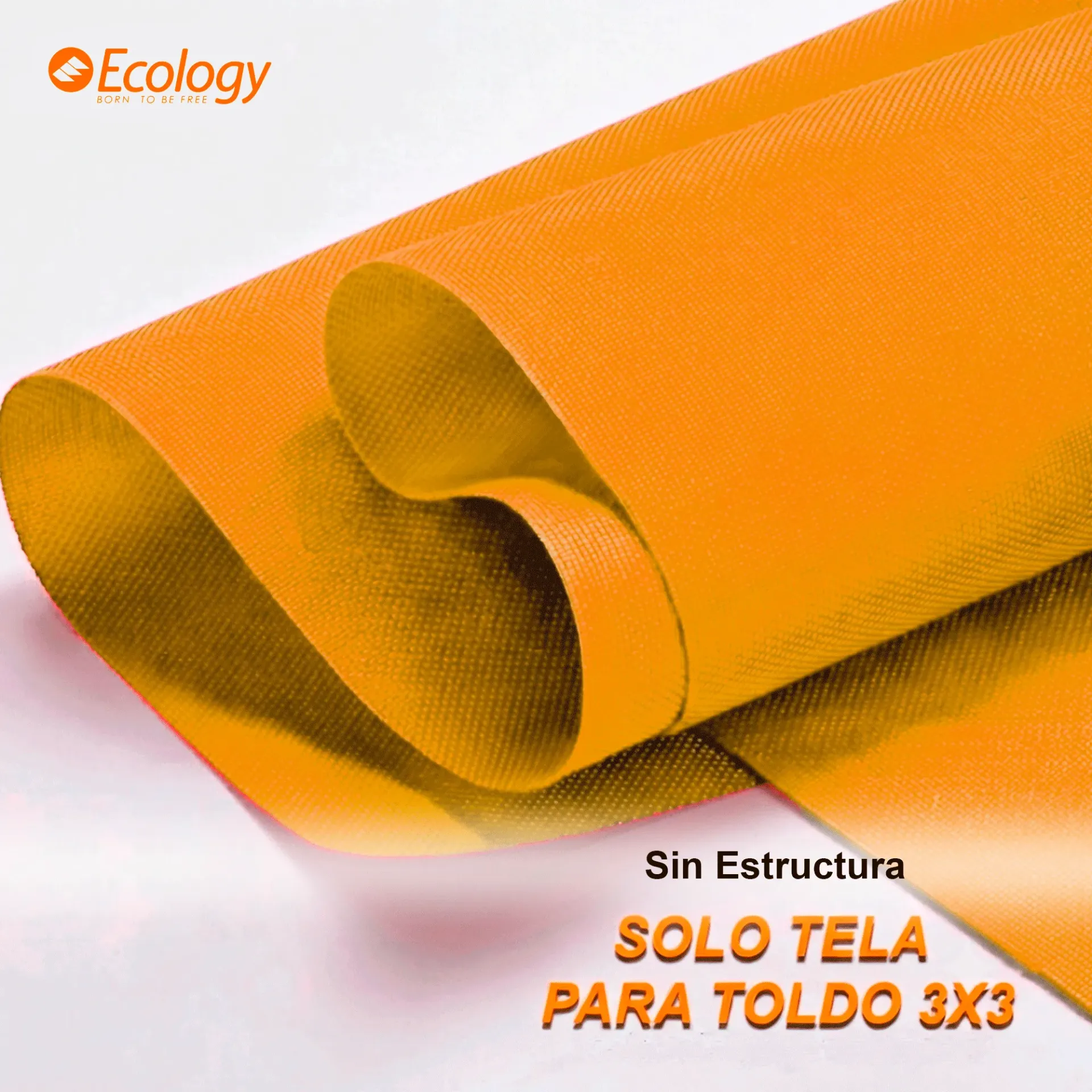 Tela Premium para Toldo Retráctil 3x3 Tipo Acordeón Ecology Sunshine