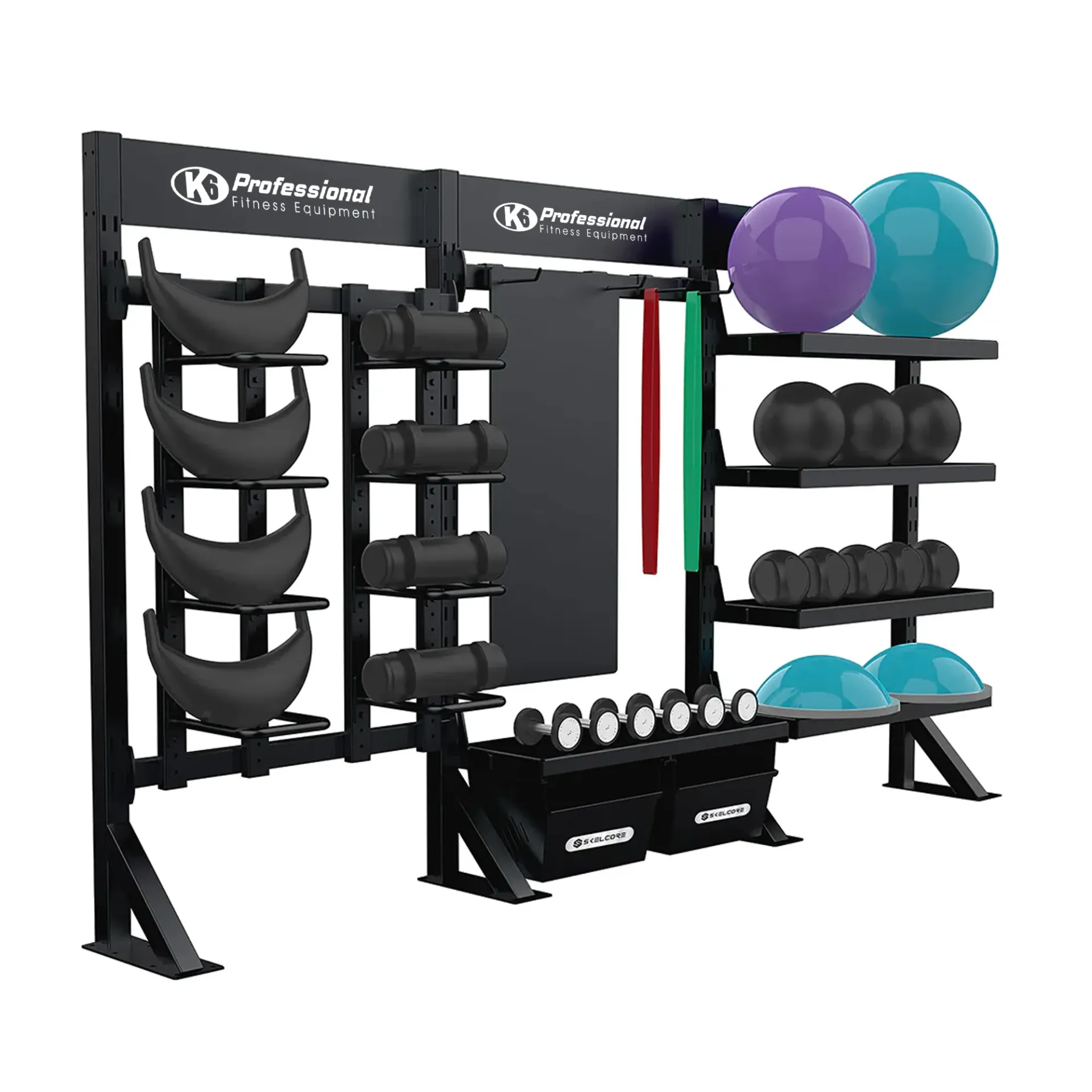 [66647] Mueble de almacenamiento para gym triple K6 Professional