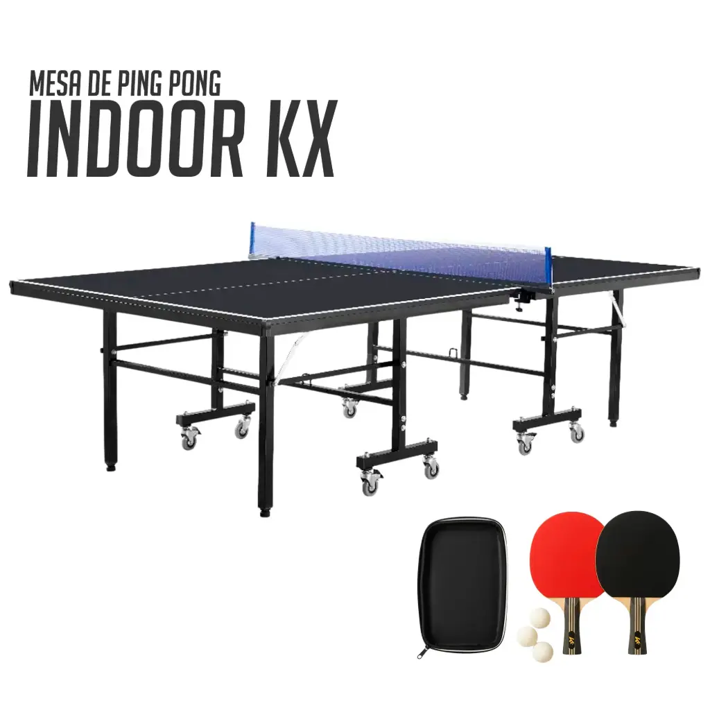 [51086] Mesa de Ping Pong Indoor KX 18mm con Accesorios
