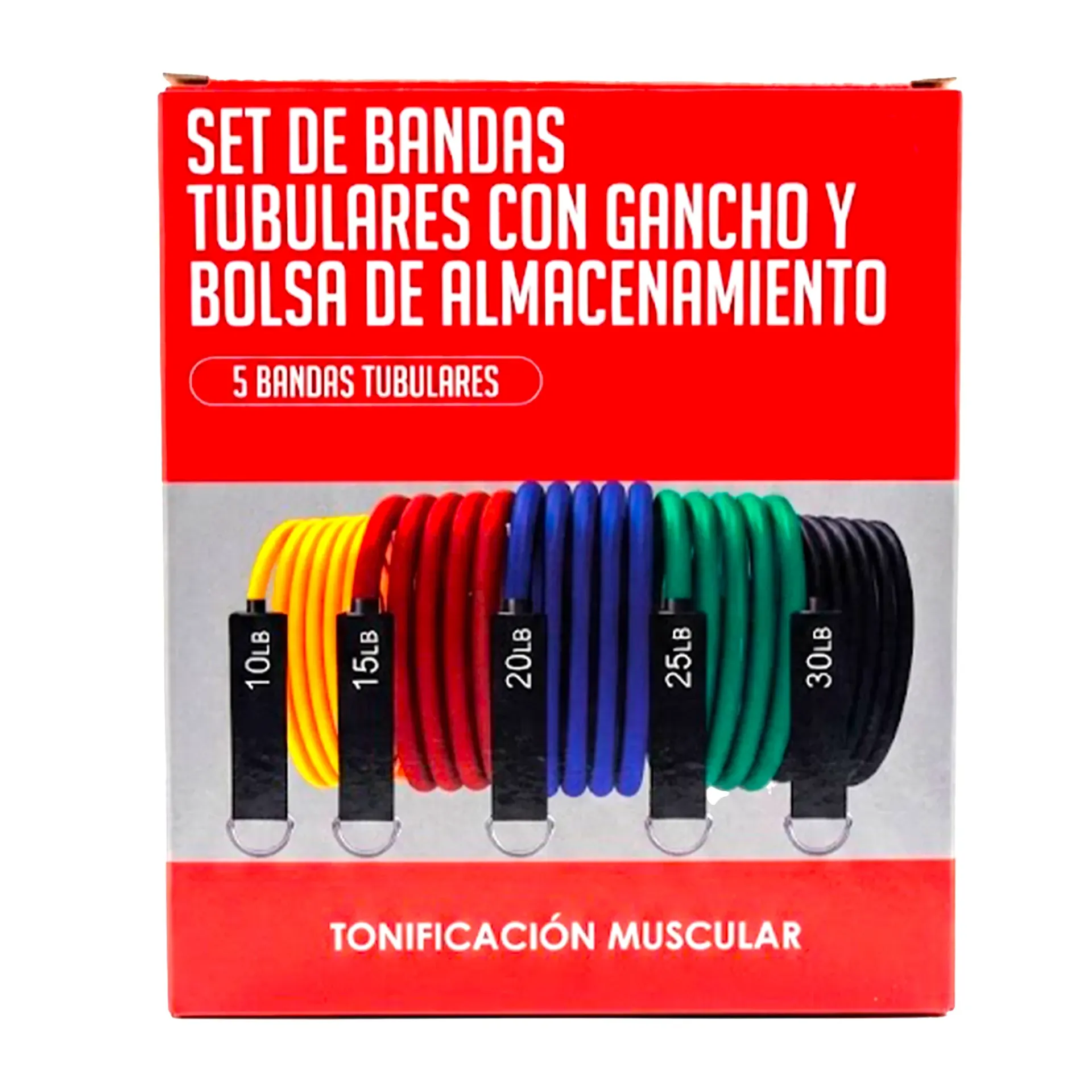 [67165] Set de Bandas Tubulares con Gancho y Accesorios K6