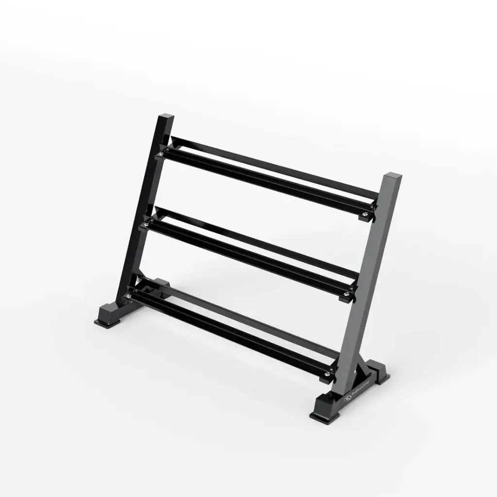[68903] Soporte para Mancuernas Hexagonales de 3 Niveles K6 18 Pcs