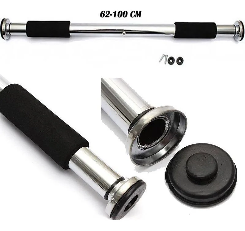 Barra de Dominadas Expandible K6 – Ajustable 63-100 cm con seguro de puerta