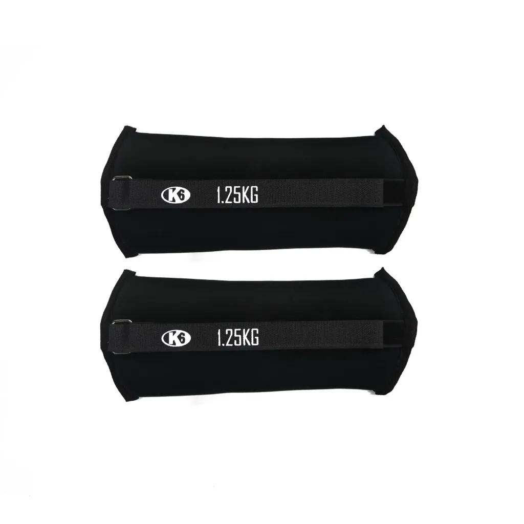 Pesas para Tobillo/Muñeca K6 2.5kg – Ajustables con Cierre de Velcro