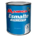 Pintura Esmalte Brillante Manpica Premium Tipo A Blanco Ostra Galón    