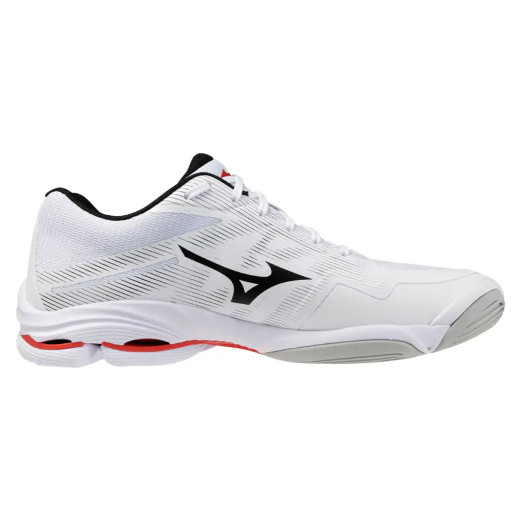 [V1GA266059-10.5] Tenis para Voleibol Mizuno Wave Lightning Pro (BLANCO/NEGRO, 10.5)
