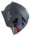 Casco Semi Integral Edge Bonnie Visor Ahumado Luz Led 