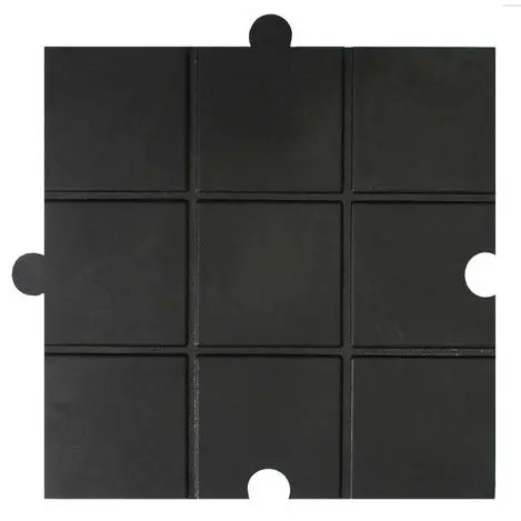 Piso en Caucho Reciclado K6 fitness 1cm de Grosor 50cm x 50cm