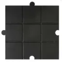 Piso en Caucho Reciclado K6 fitness 1cm de Grosor 50cm x 50cm