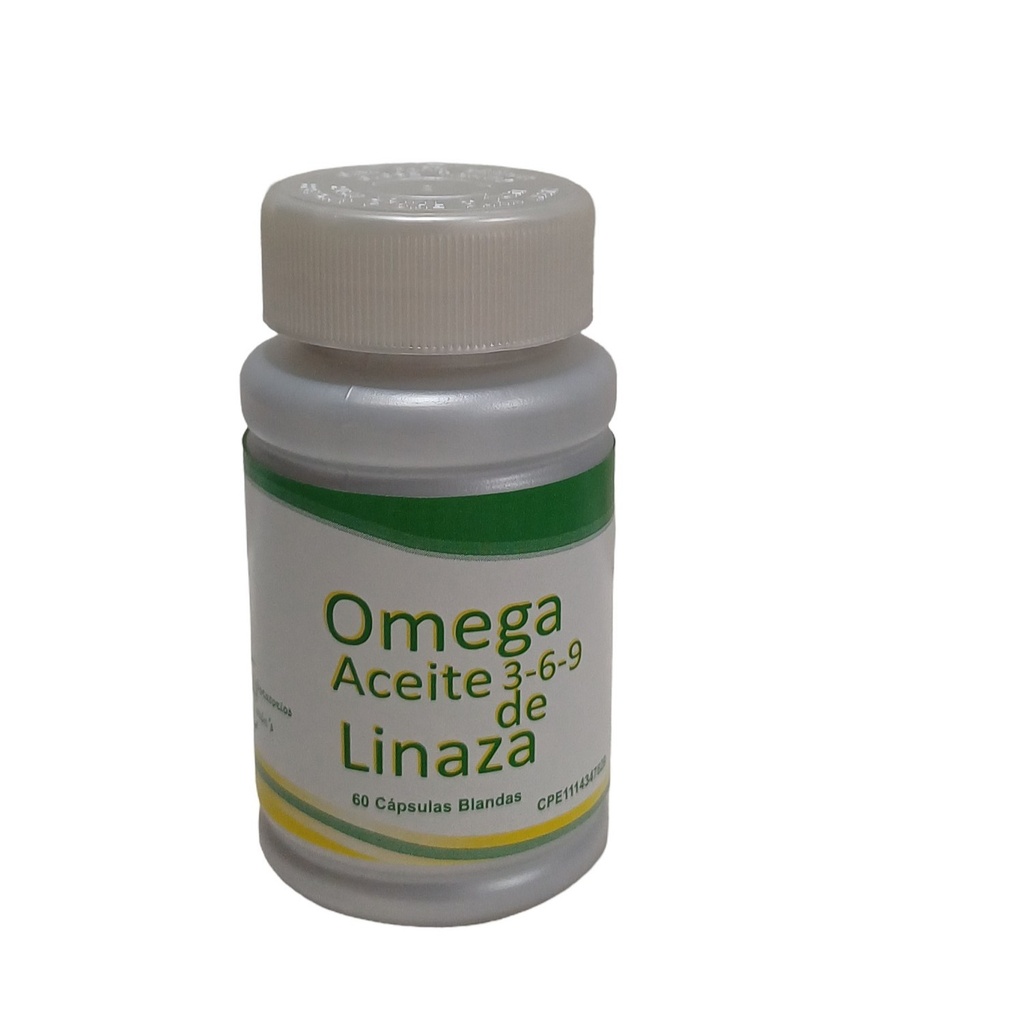 Omega 3 6 9 Aceite De Linaza Laboratorios Baron's 100% Puro 1000mg 60 Cápsulas Blandas