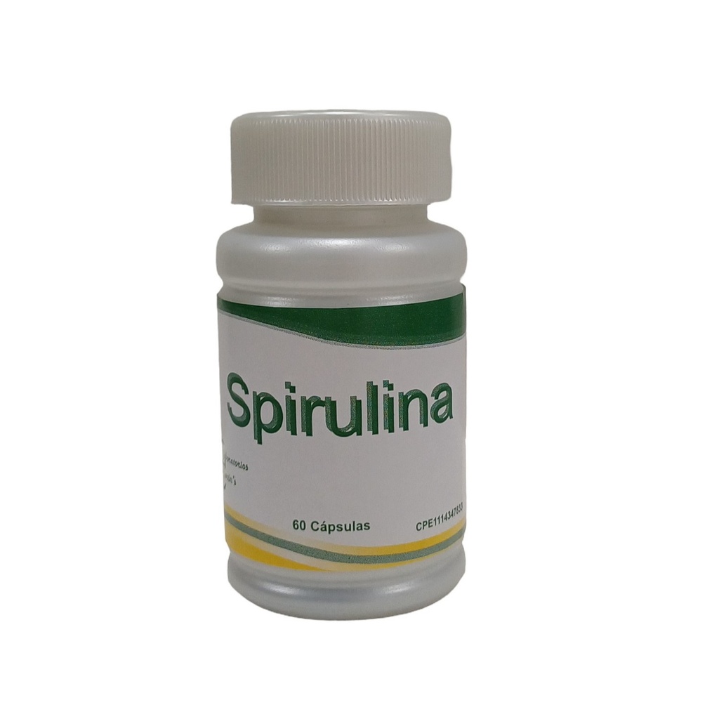 Spirulina 300mg 60 Capsulas Calidad Usa - Baron's