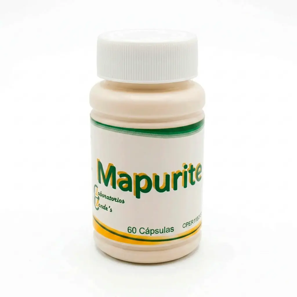 Mapurite Laboratorios Baron's 100% Puro 300mg 60 Cápsulas