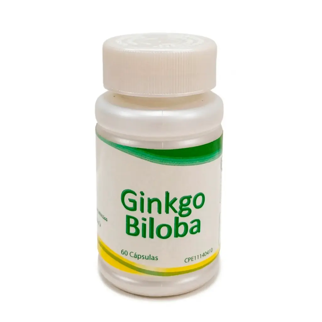 [011-LB] Ginkgo Biloba Laboratorios Baron's Puro Memoria y Concentración 500mg 60 Cápsulas 