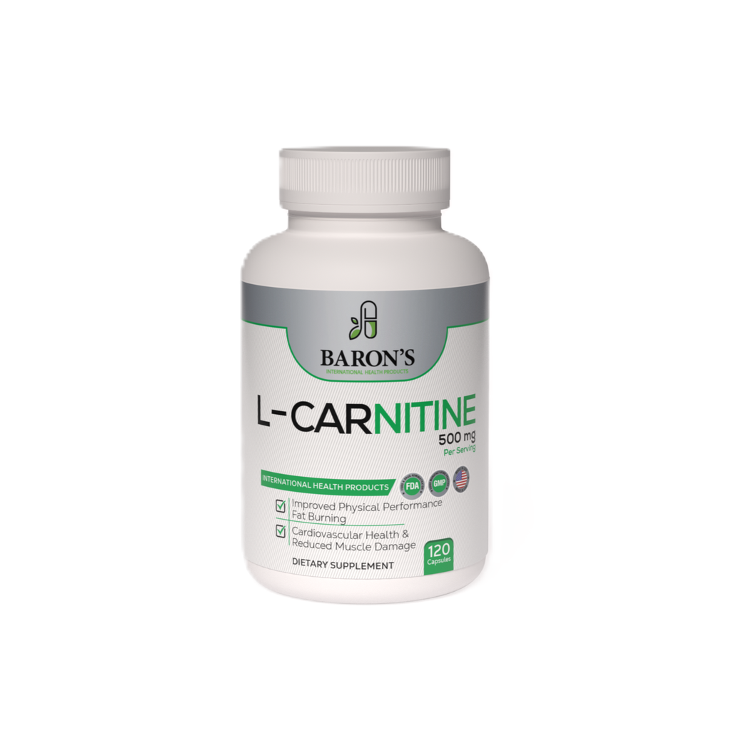 L-Carnitina Baron's 500mg 120 Cápsulas 