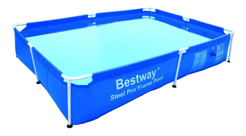 [10471] Piscina Rectangular Bestway 1500L con Estructura de Acero Reforzado – Diseño Liso