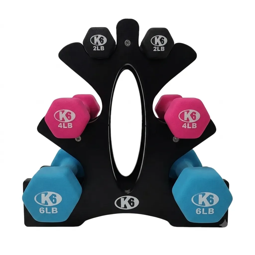 Base / soporte para Mancuernas DE Neopreno K6 (