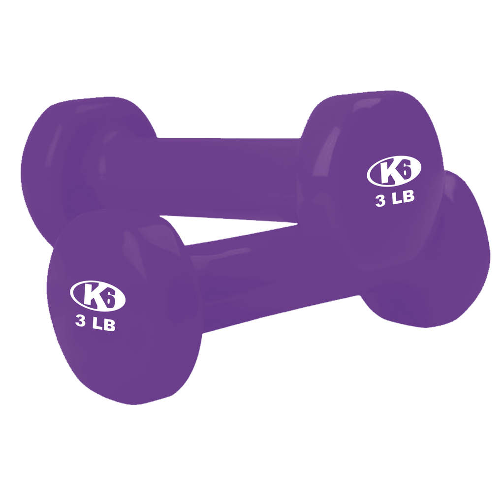 Mancuerna de Vinil K6 3Lb