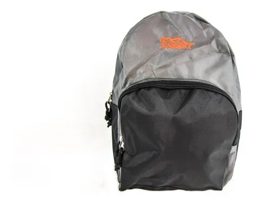 [13646] Bolso Morral Escolar Para Niños Unisex Macuto Ecology (GRIS/NEGRO)