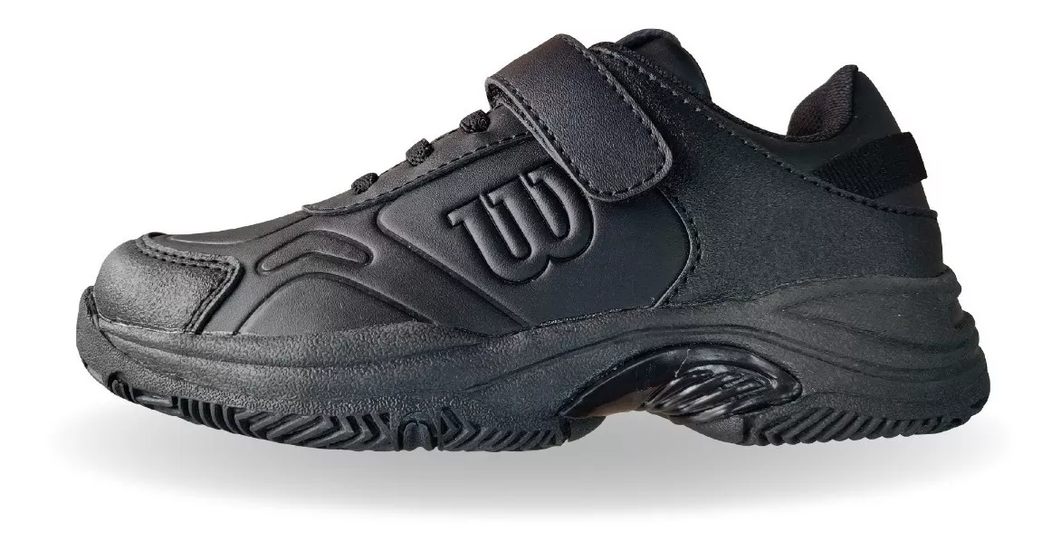 [WRSKE21901U040] Zapato de Tenis Wilson Negro Back to School  (4)