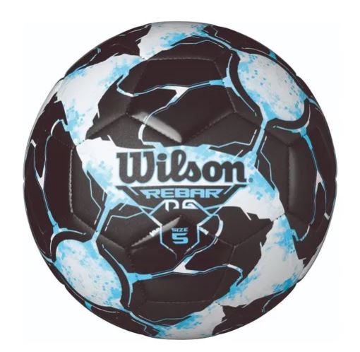 Balón de Fútbol Wilson Rebar Negro Azul NO. 4
